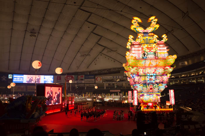 能代七夕「天空の不夜城」