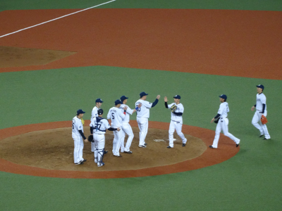 勝利!