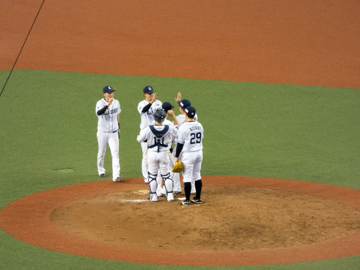 西武勝利!