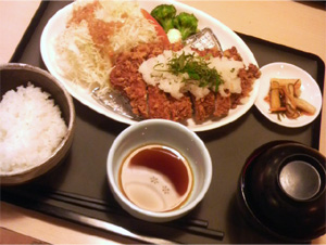 とんかつ（みぞれポン酢）定食