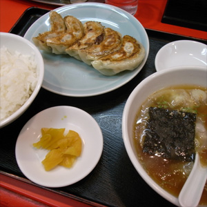 餃子定食＠いつもの定食屋