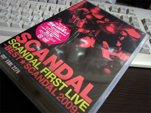 SCANDAL FIRST LIVE-BESTSCANDAL 2009-