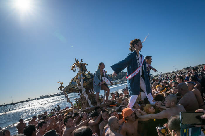 江の島寒中神輿錬成大会