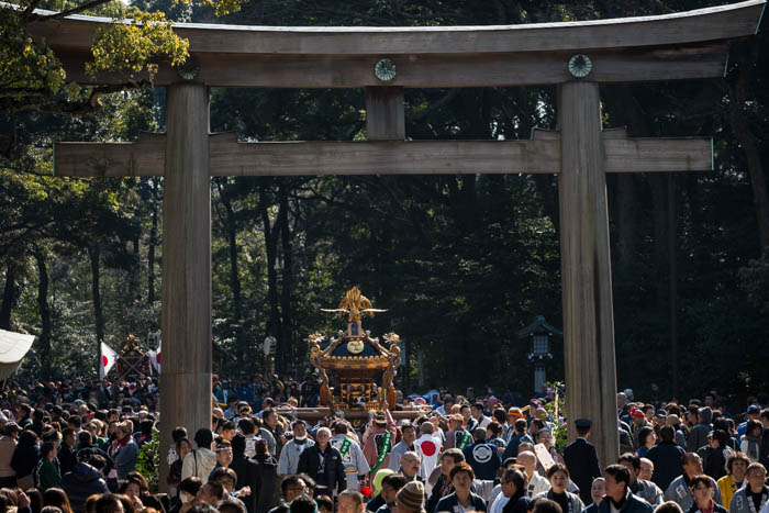 紀元祭(建国祭)[2015]明治神宮で神輿渡御を見てきたっ！