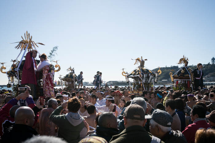 江の島寒中神輿錬成大会