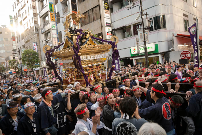 烏森神社例大祭で、大神輿を見てきたっ！