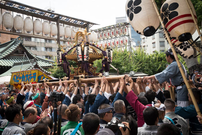 湯島天神例大祭で宮入を見てきたっ！