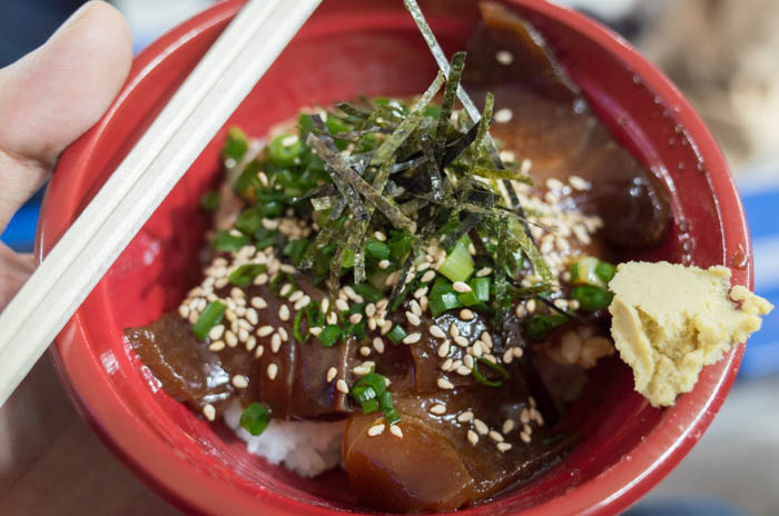 寒ブリ漬け丼