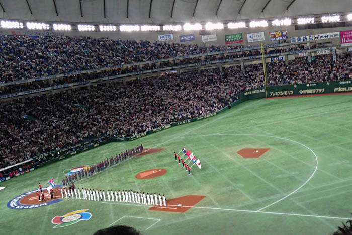 東京ドームでWBC 2017 1次ラウンド「日本ｘキューバ」で侍JAPANを応援してきたっ！