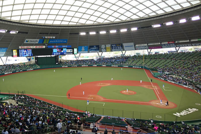メットライフドームで「西武xDeNA オープン戦」を観戦してきたっ！
