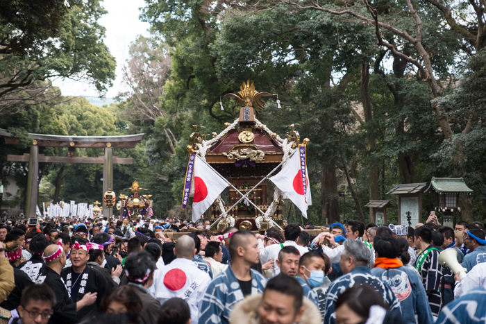 建国祭(紀元祭)[2018]明治神宮で神輿渡御を見てきたっ！