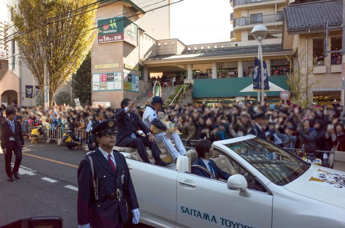 優勝パレード