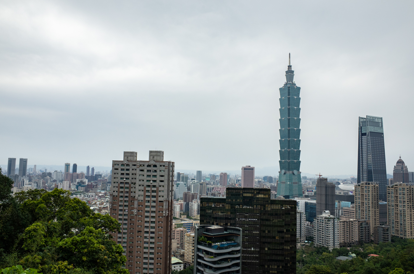 象山から台北101の写真を撮ってきたっ！(台湾2日目)