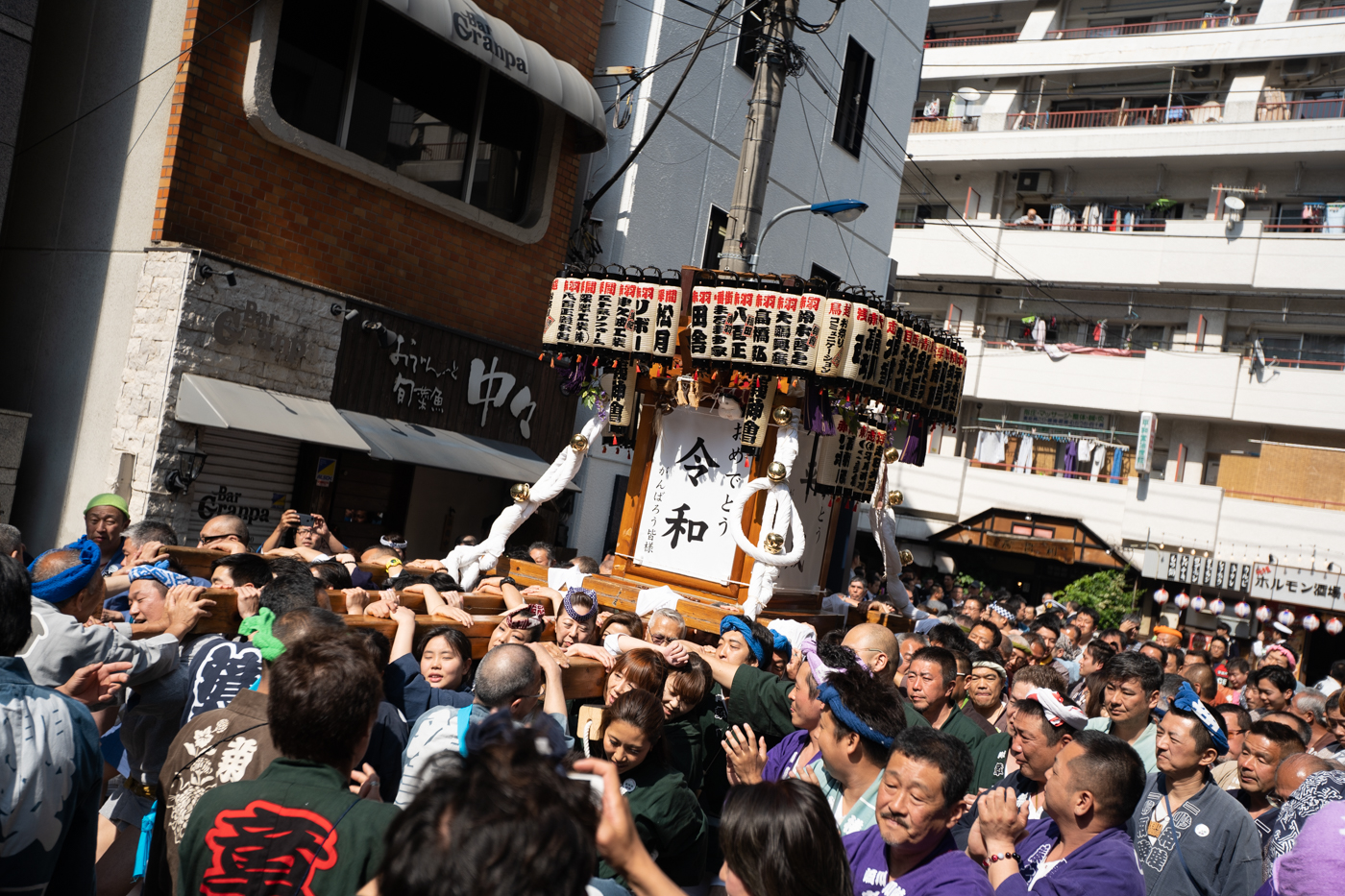 第64回赤羽馬鹿祭りで馬鹿踊りと神輿を見てきたっ！