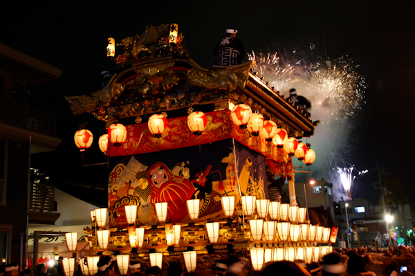 「秩父夜祭」で屋台・笠鉾と花火の写真が撮りたい！