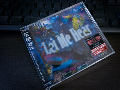 Fear,and Loathing in Las vegas「Let Me Hear」(初回生産限定)(1月7日発売)が届いたっ！