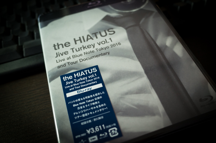 the HIATUS「Jive Turkey vol.1 Live at Blue Note Tokyo 2016 and Tour Documentary」(4月5日発売)が届いたっ！